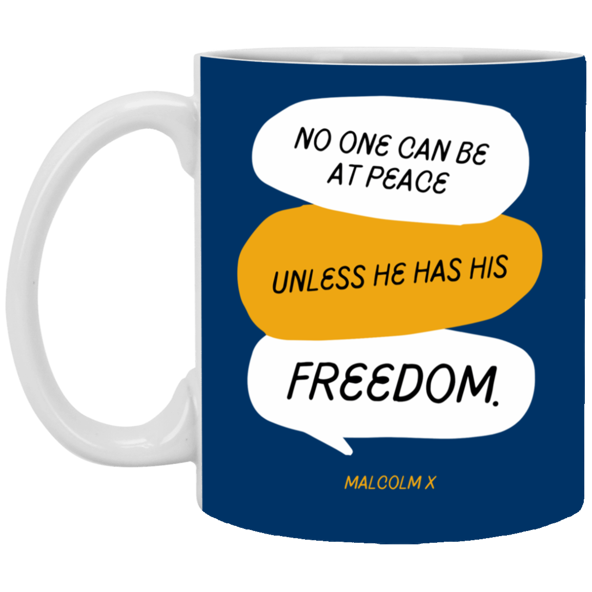 Freedom 11 oz. White - Mix Color Mug