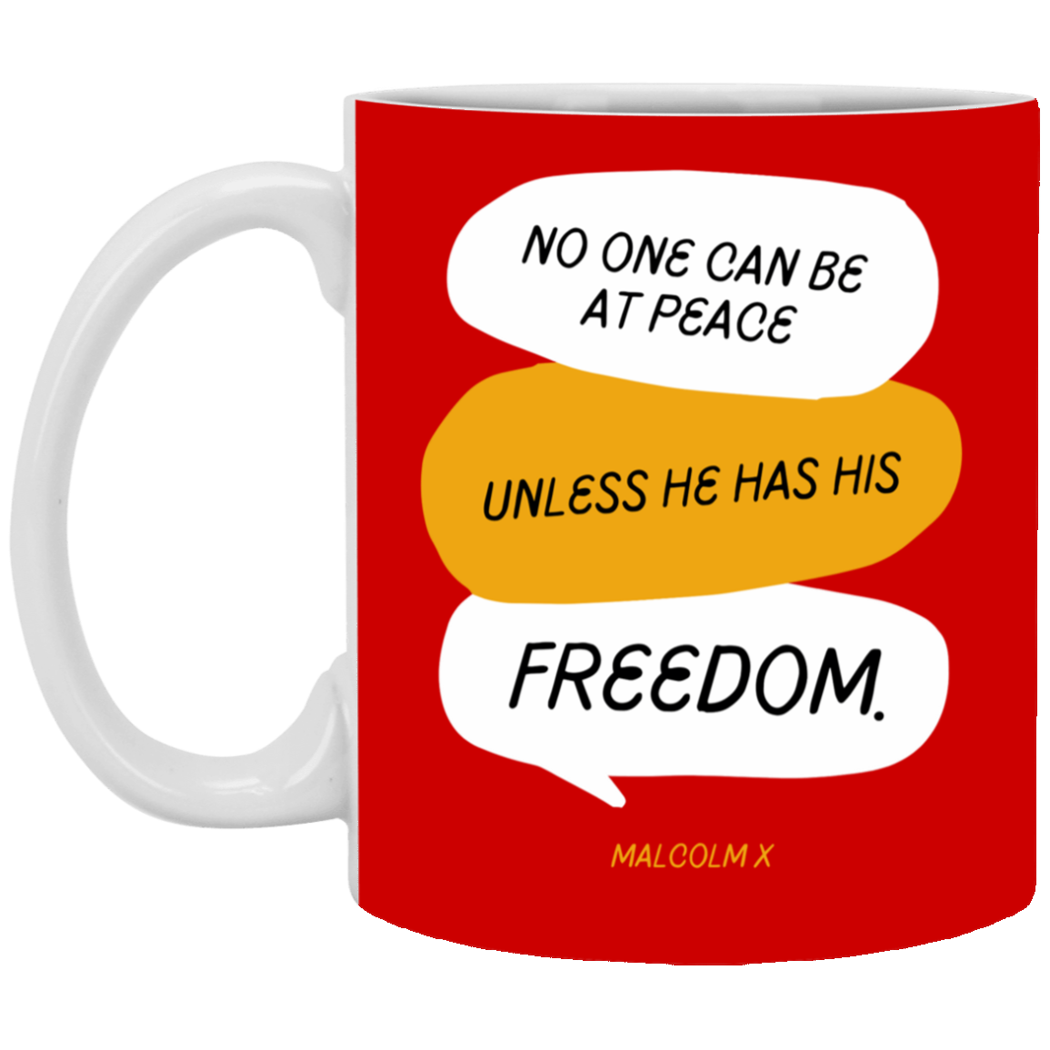 Freedom 11 oz. White - Mix Color Mug