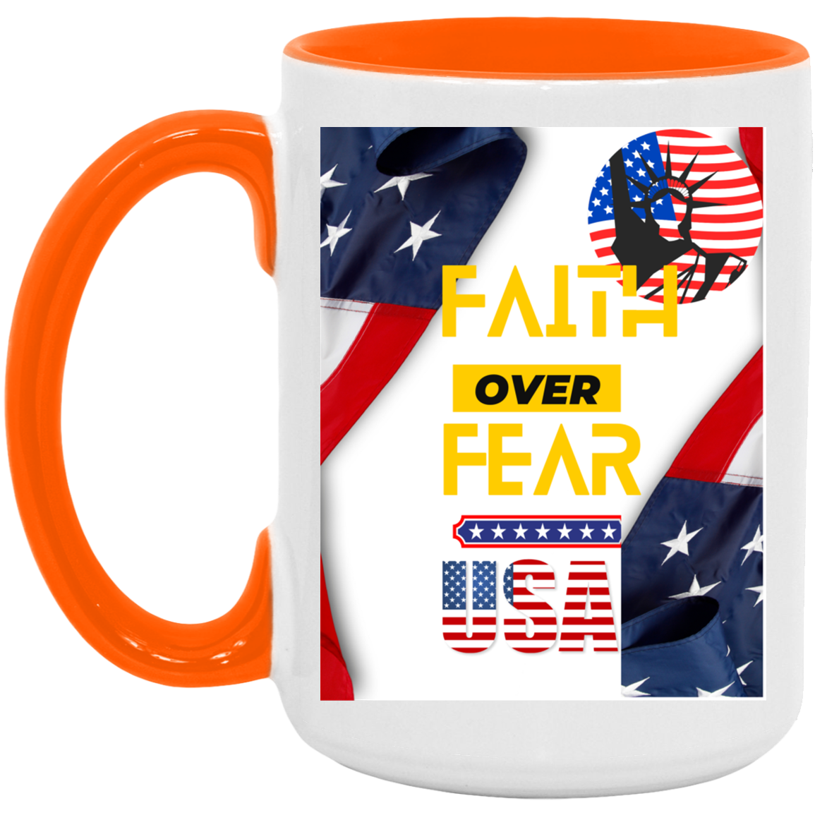 FAITH OVER FEAR-15oz. Mug