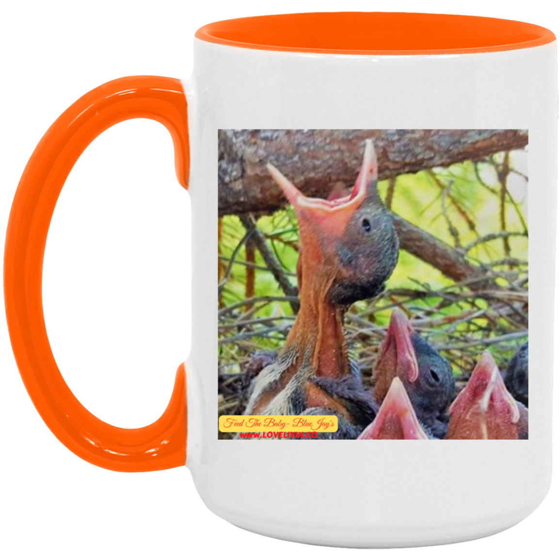 FEED Baby Blue JAY-15oz. Mug