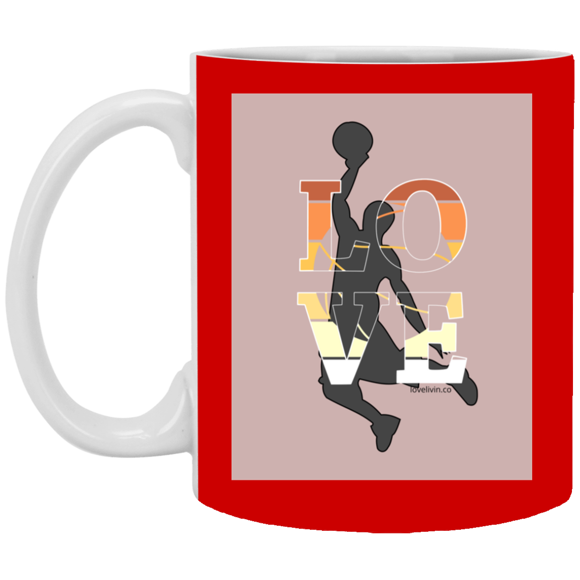 Basketball Lover-11 oz. White Mug