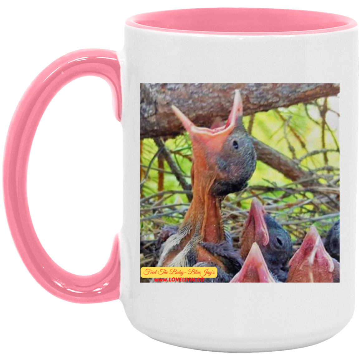 FEED Baby Blue JAY-15oz. Mug