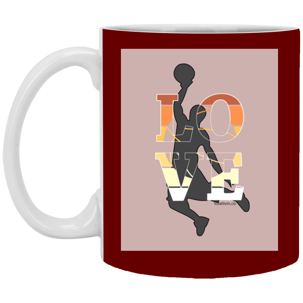 Basketball Lover-11 oz. White Mug