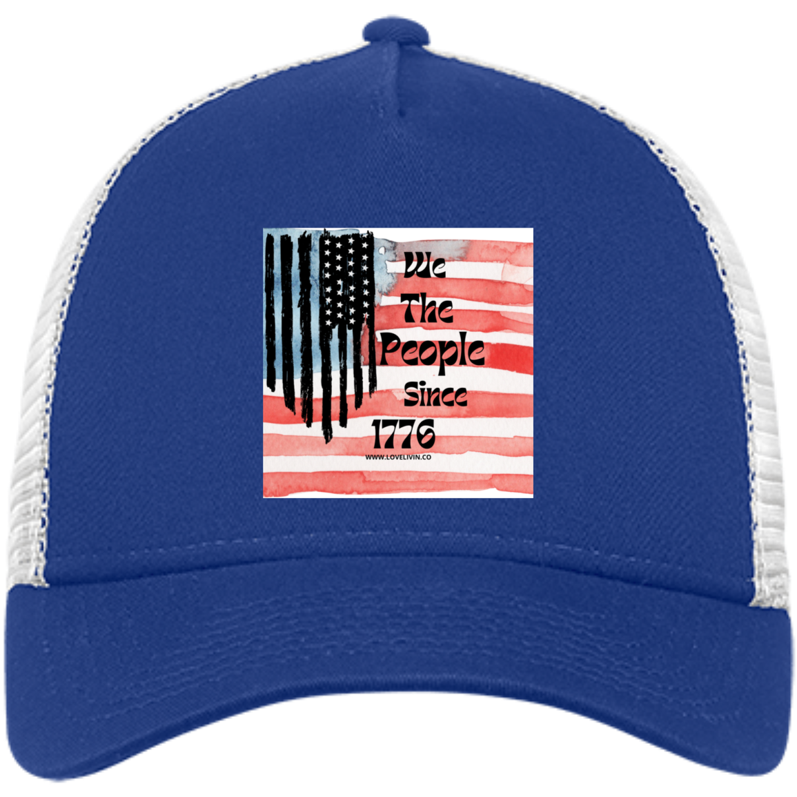 WE THE PEOPLE SINCE 1776-B Embroidered Snapback Trucker Cap