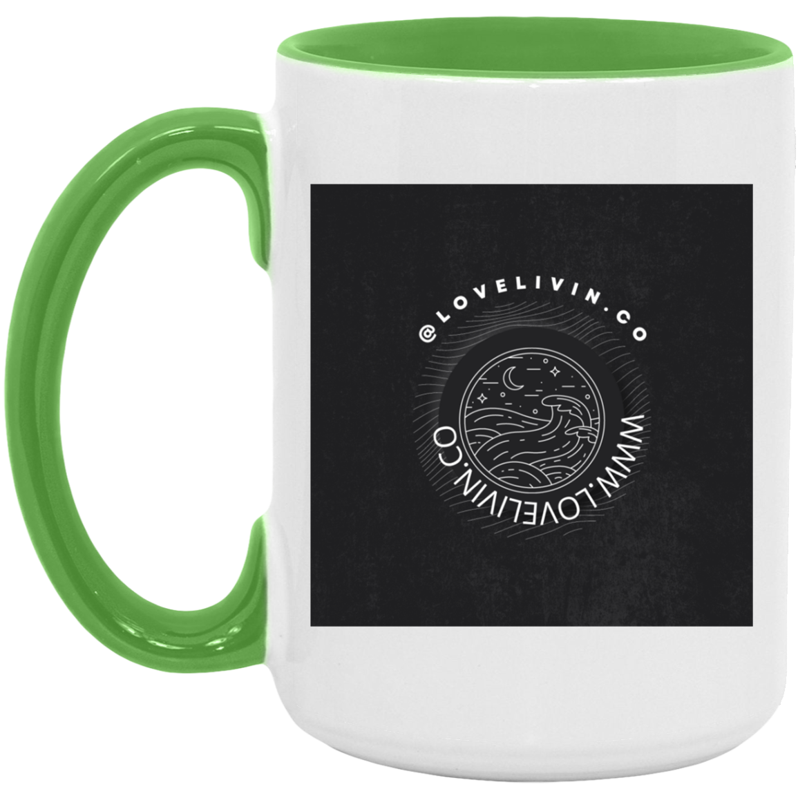 Independence day- LOVELIVIN-15oz. Accent Mug