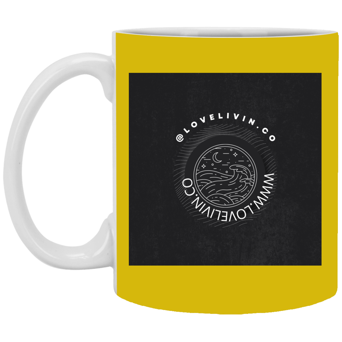 Independence day. LOVELIVIN- 11 oz. White Mug