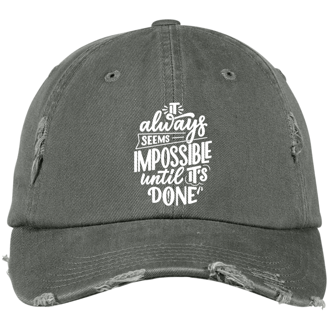 Distressed Dad Cap