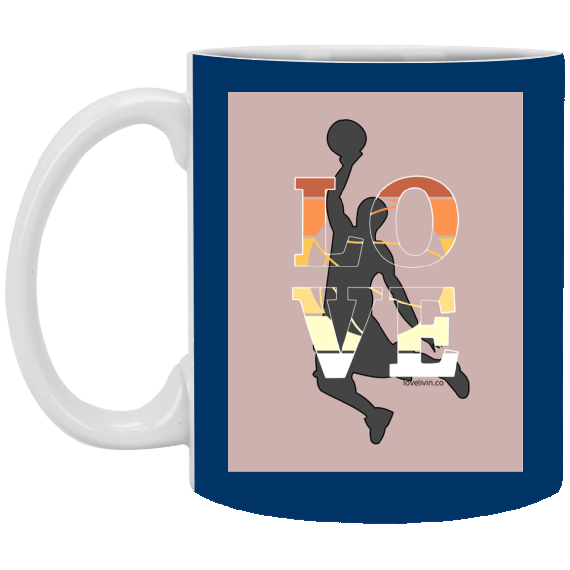 Basketball Lover-11 oz. White Mug