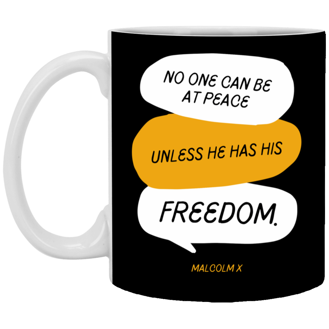 Freedom 11 oz. White - Mix Color Mug