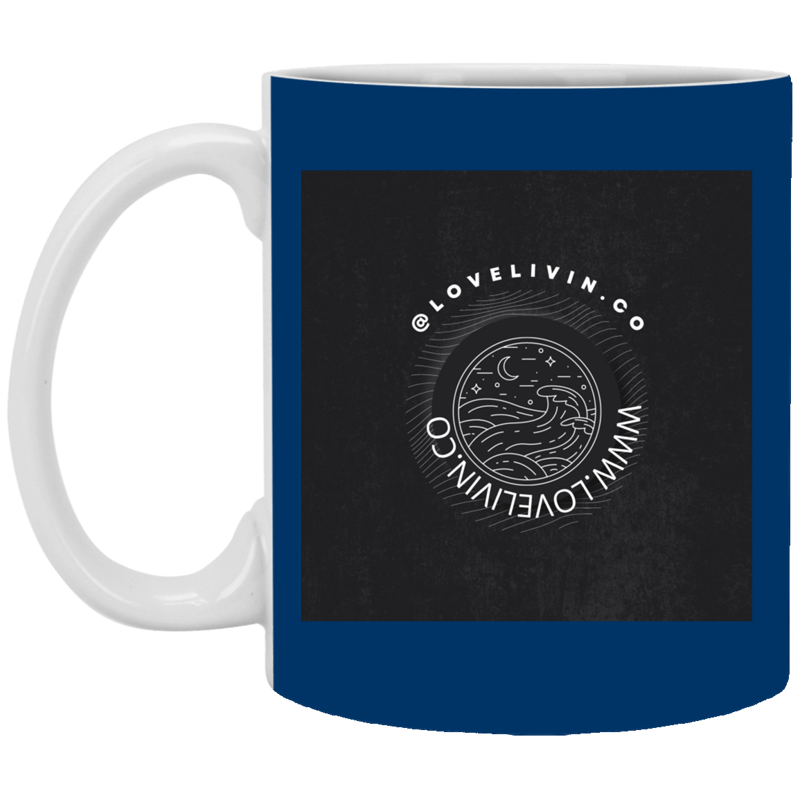 Independence day. LOVELIVIN- 11 oz. White Mug
