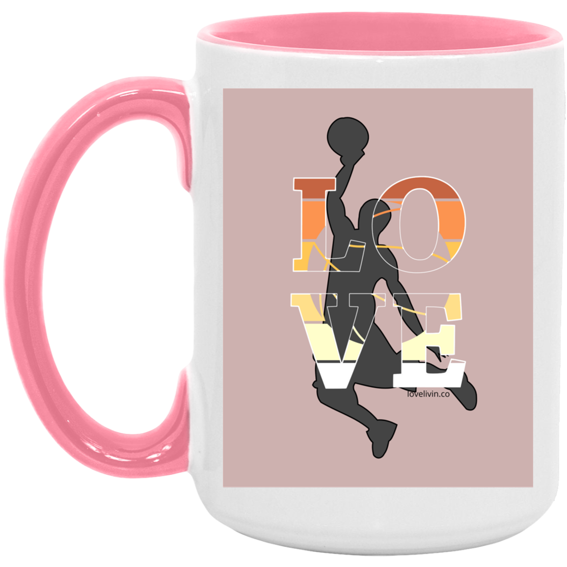 Love Basketball -15oz. Accent Mug