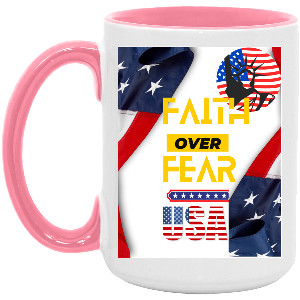 FAITH OVER FEAR-15oz. Mug