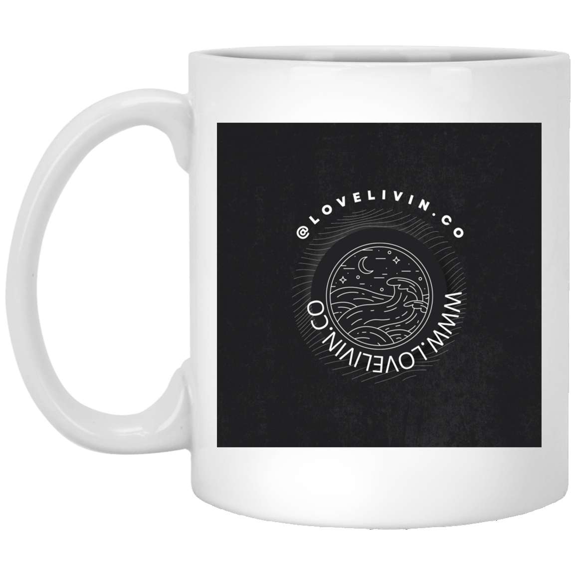 Independence day. LOVELIVIN- 11 oz. White Mug