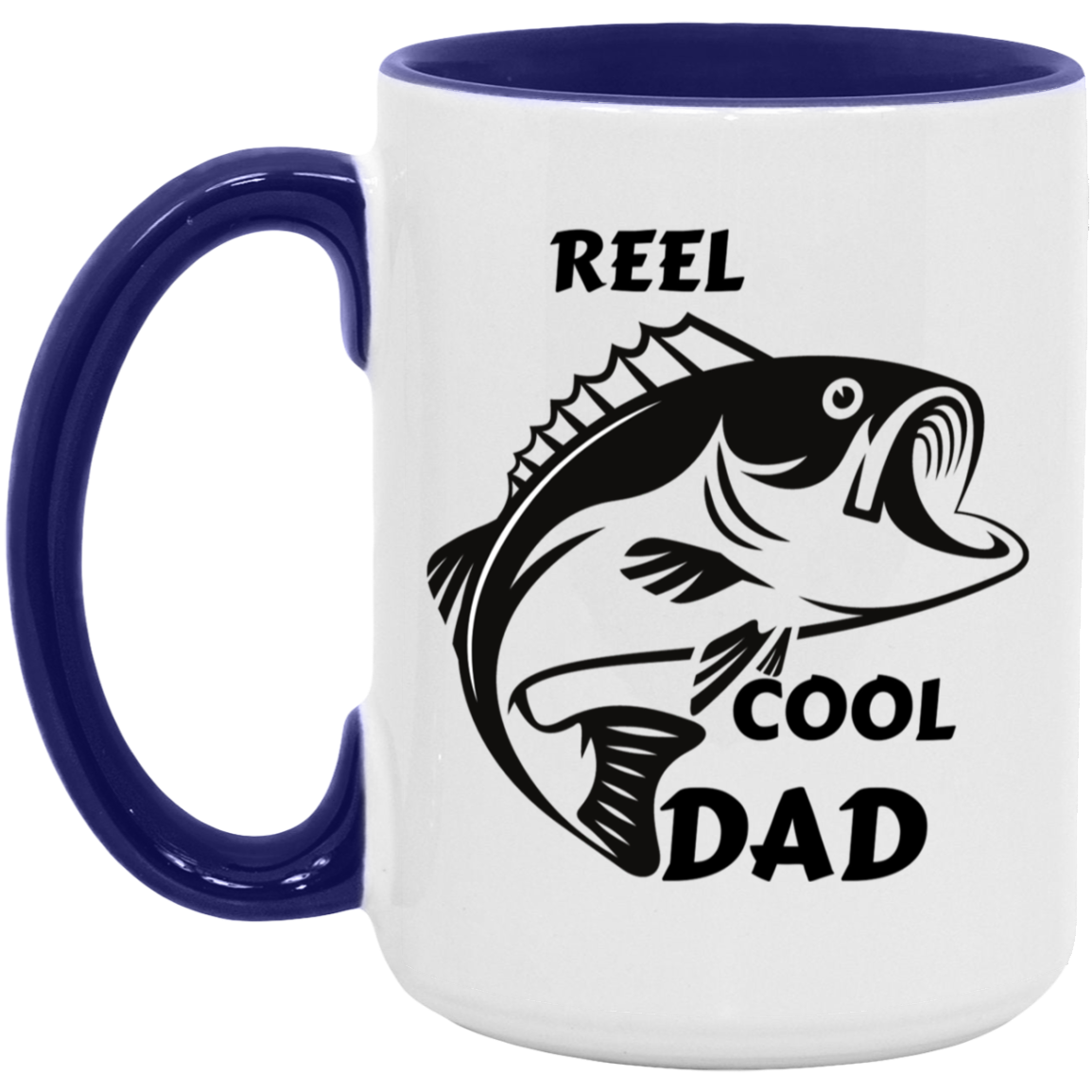Dad Cool Fishing -15oz. Accent Mug