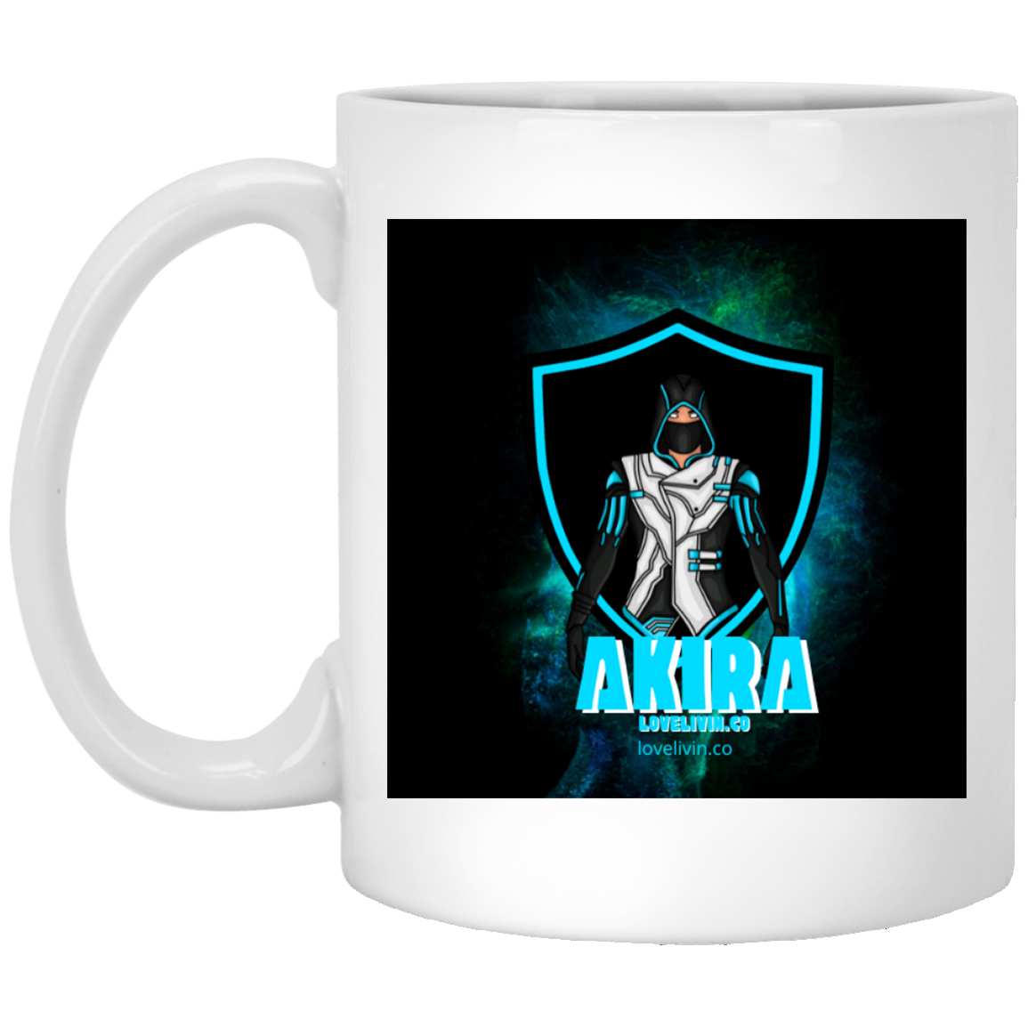 AKIRA WORRIER CUP 11 oz. White Mug