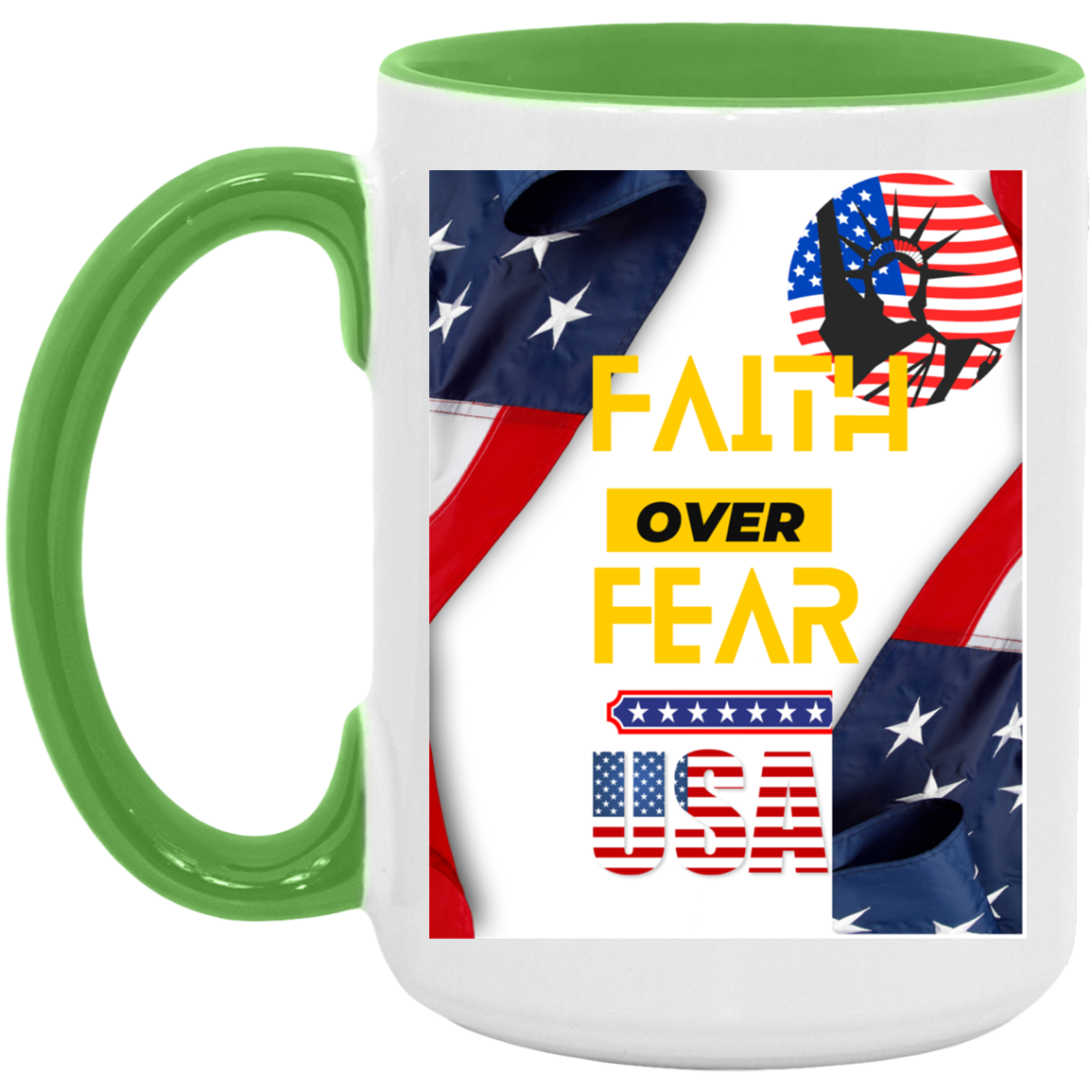 FAITH OVER FEAR-15oz. Mug