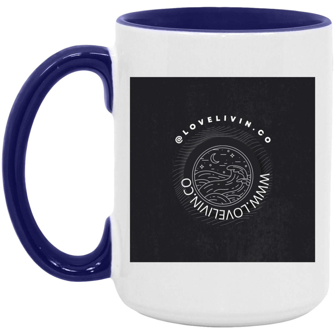 Independence day- LOVELIVIN-15oz. Accent Mug
