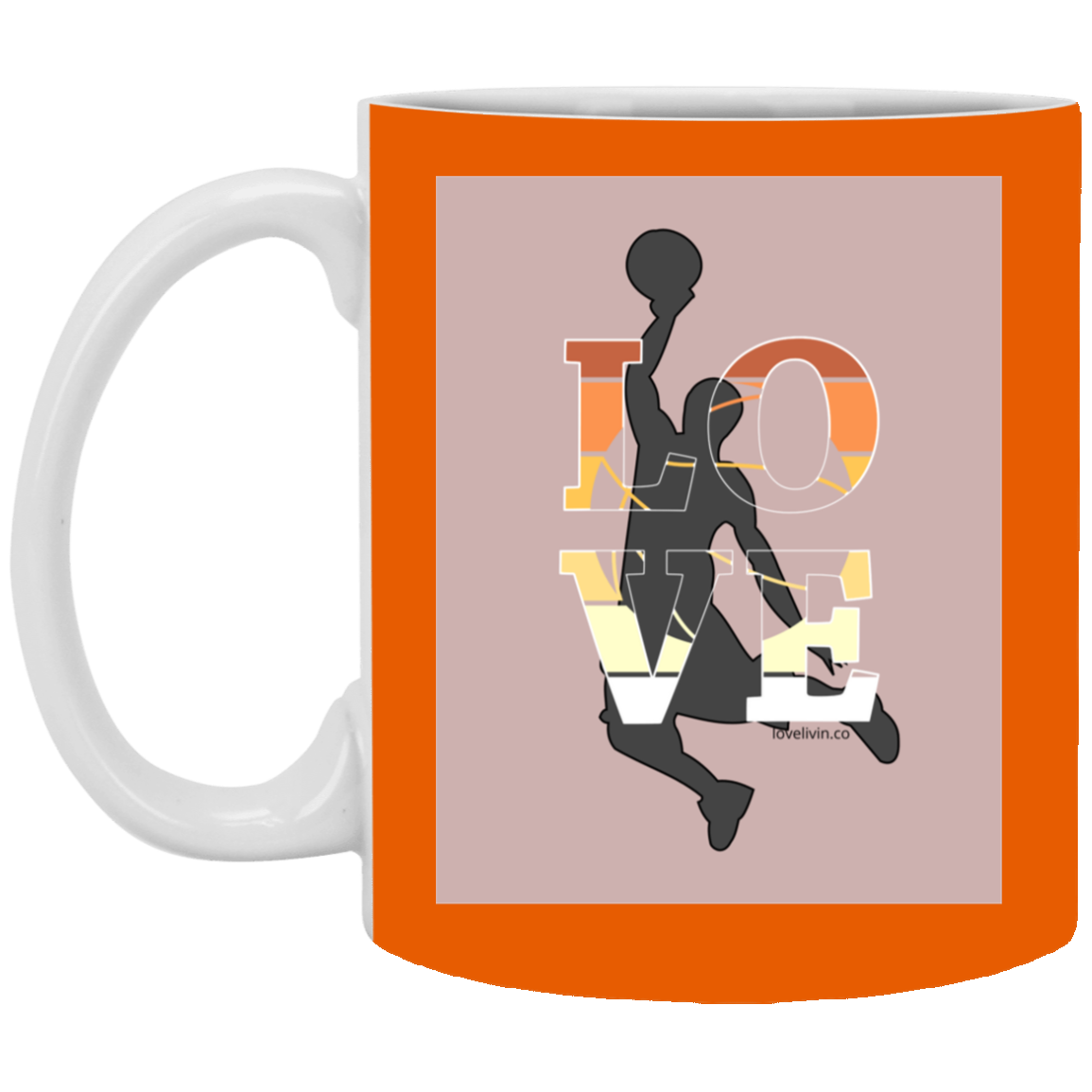 Basketball Lover-11 oz. White Mug