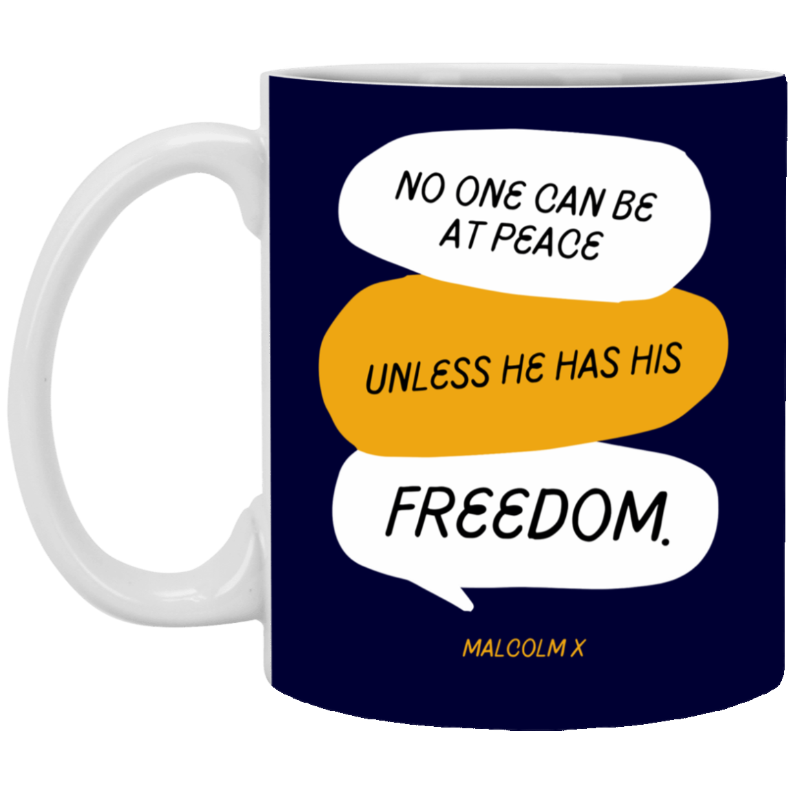 Freedom 11 oz. White - Mix Color Mug