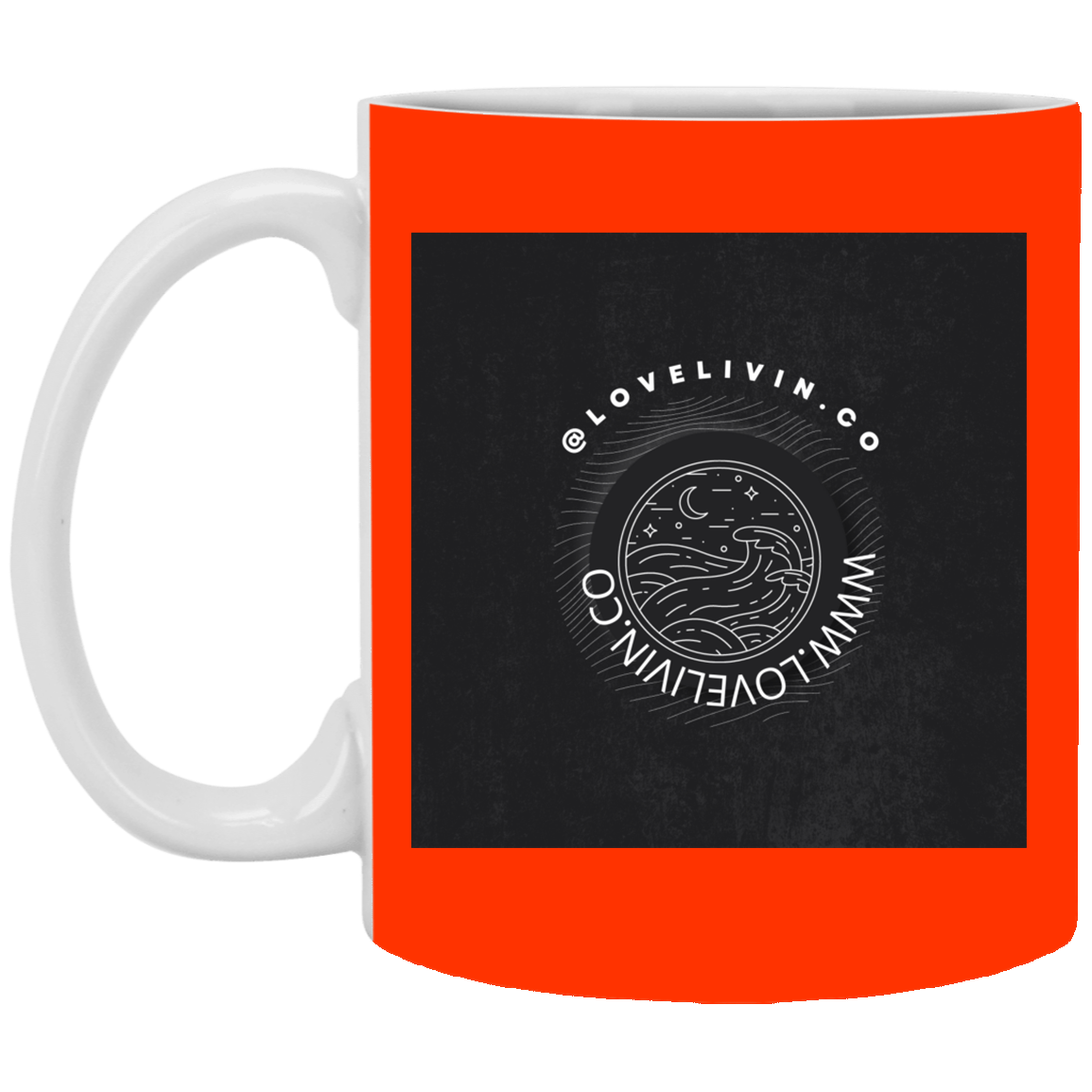 Independence day. LOVELIVIN- 11 oz. White Mug