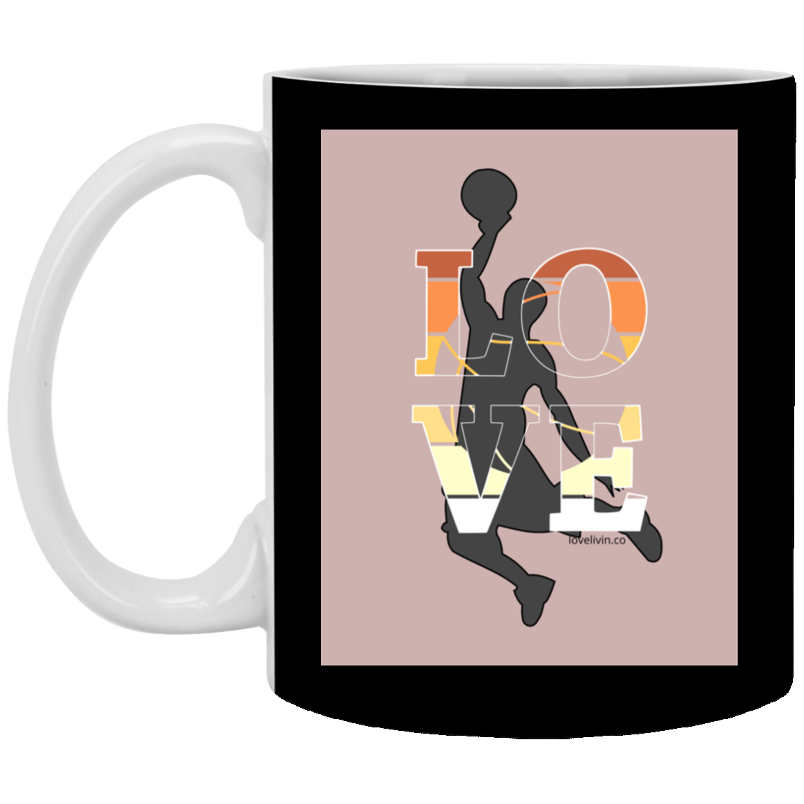Basketball Lover-11 oz. White Mug