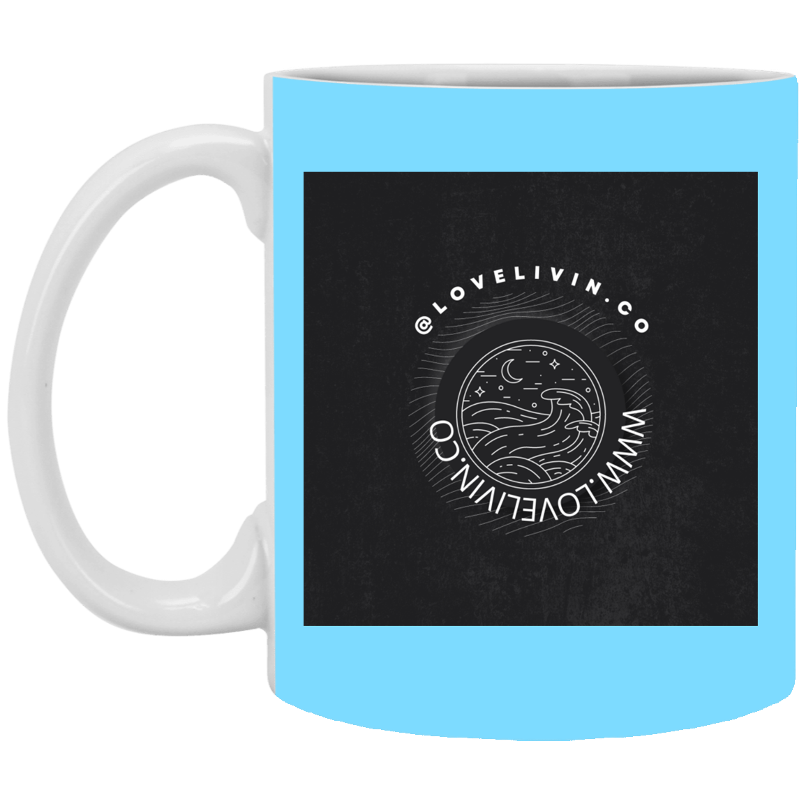 Independence day. LOVELIVIN- 11 oz. White Mug