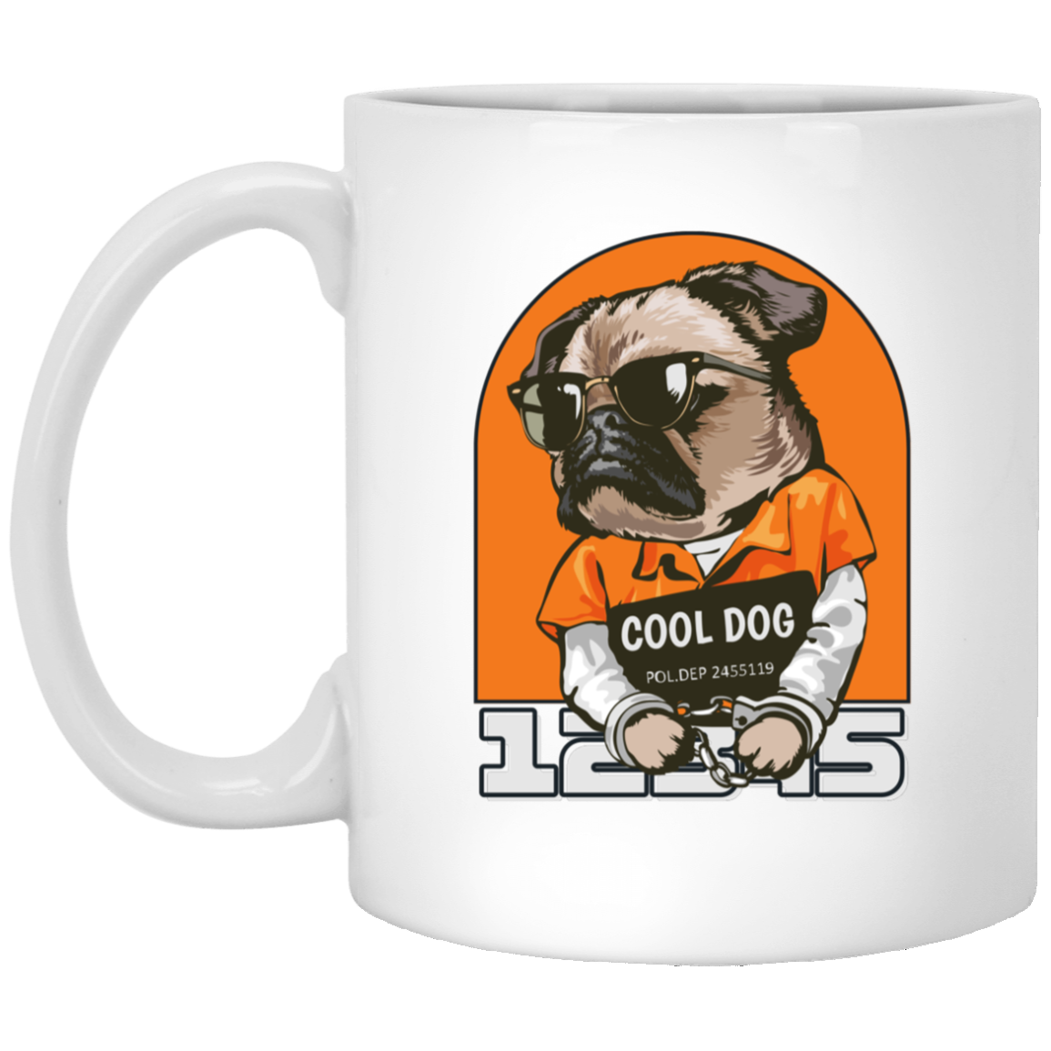 Cool Dog - 11 oz. White Mug