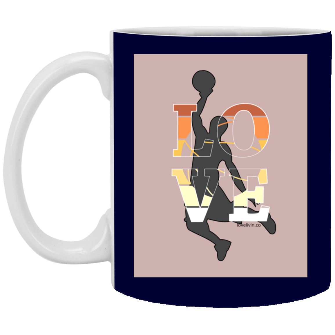Basketball Lover-11 oz. White Mug