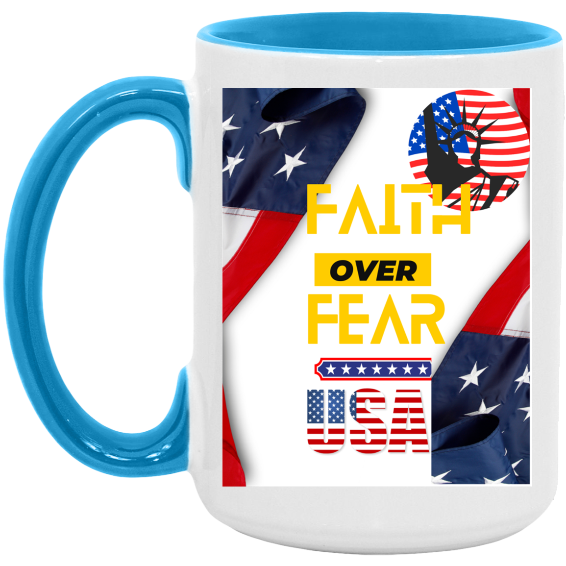 FAITH OVER FEAR-15oz. Mug