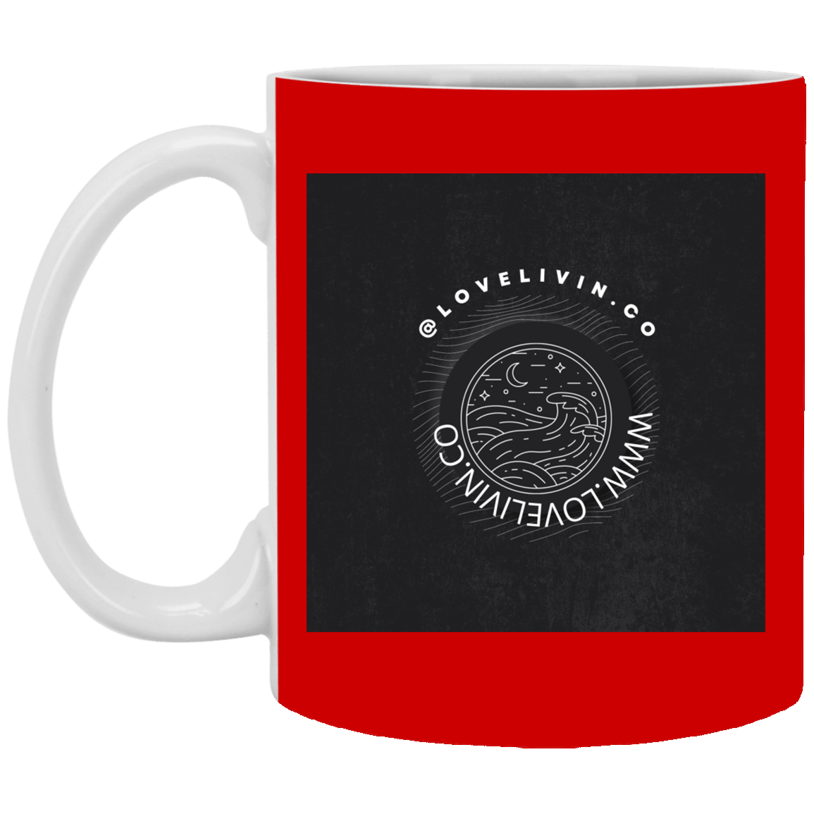 Independence day. LOVELIVIN- 11 oz. White Mug