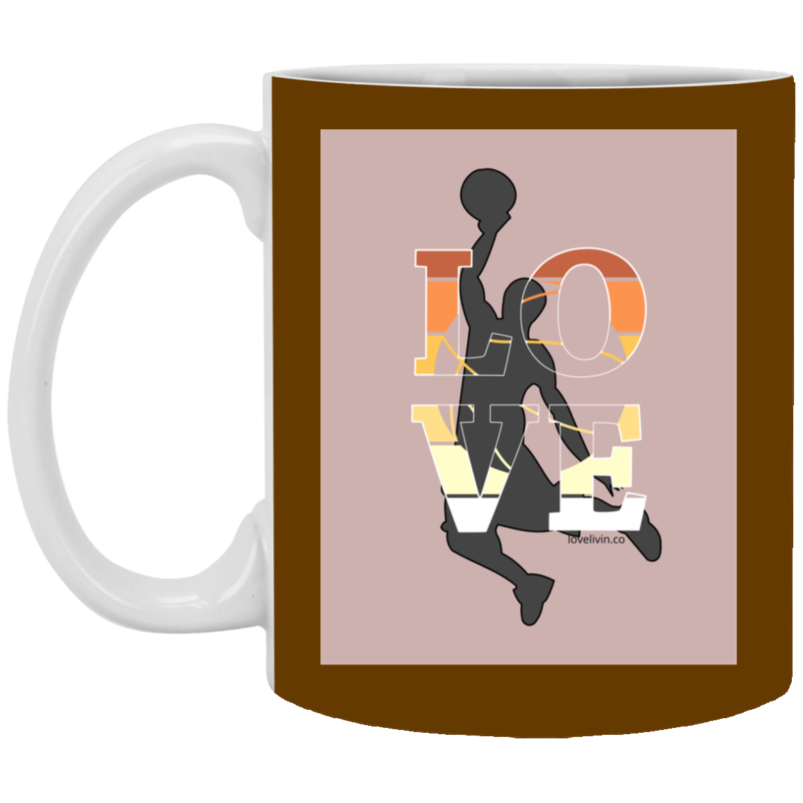 Basketball Lover-11 oz. White Mug