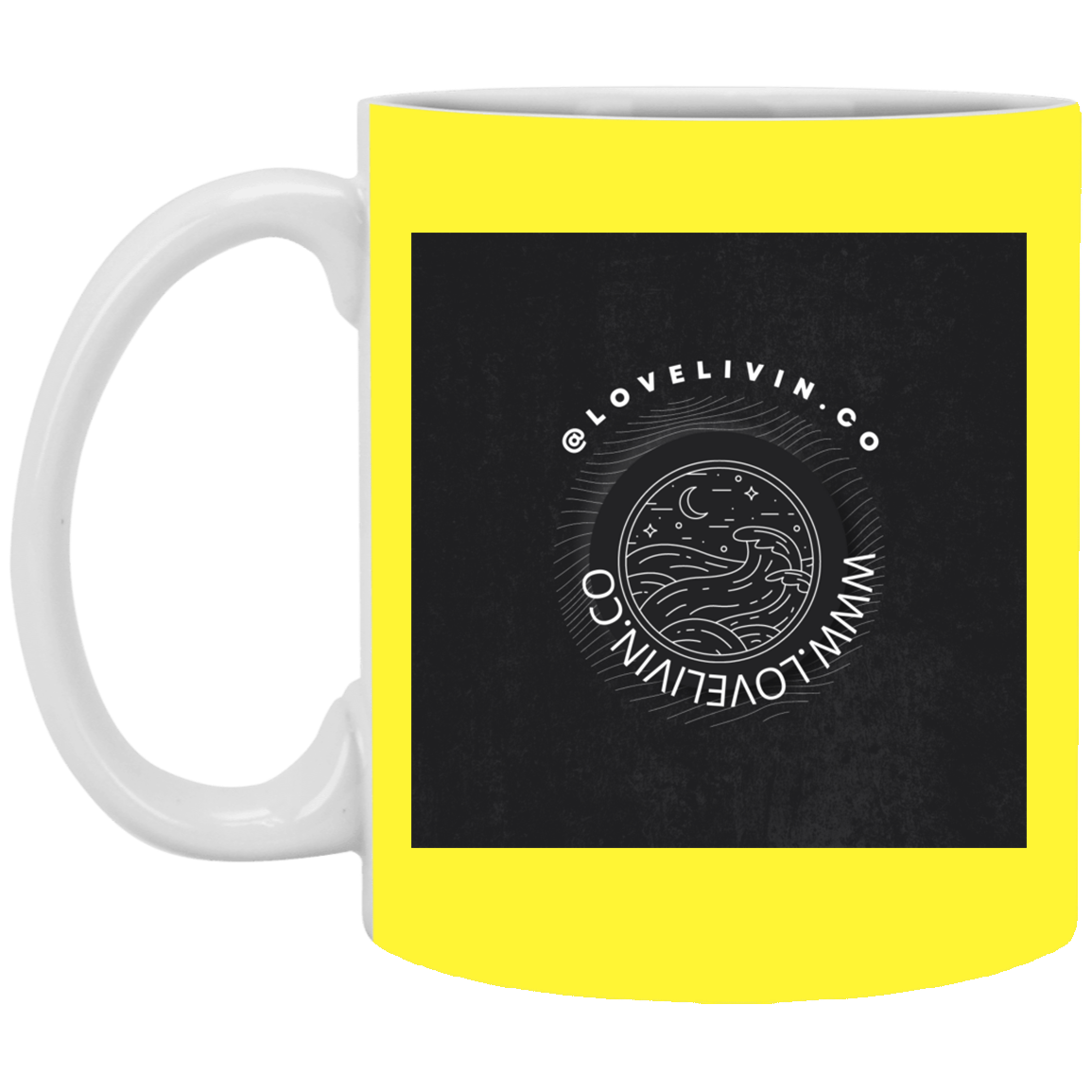 Independence day. LOVELIVIN- 11 oz. White Mug