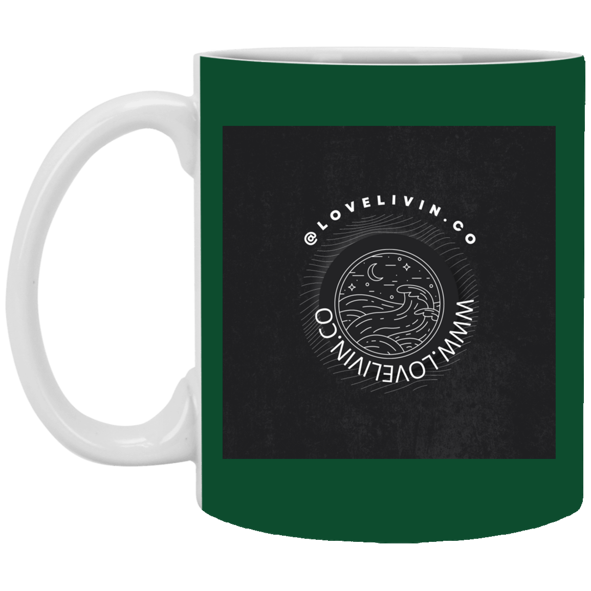 Independence day. LOVELIVIN- 11 oz. White Mug