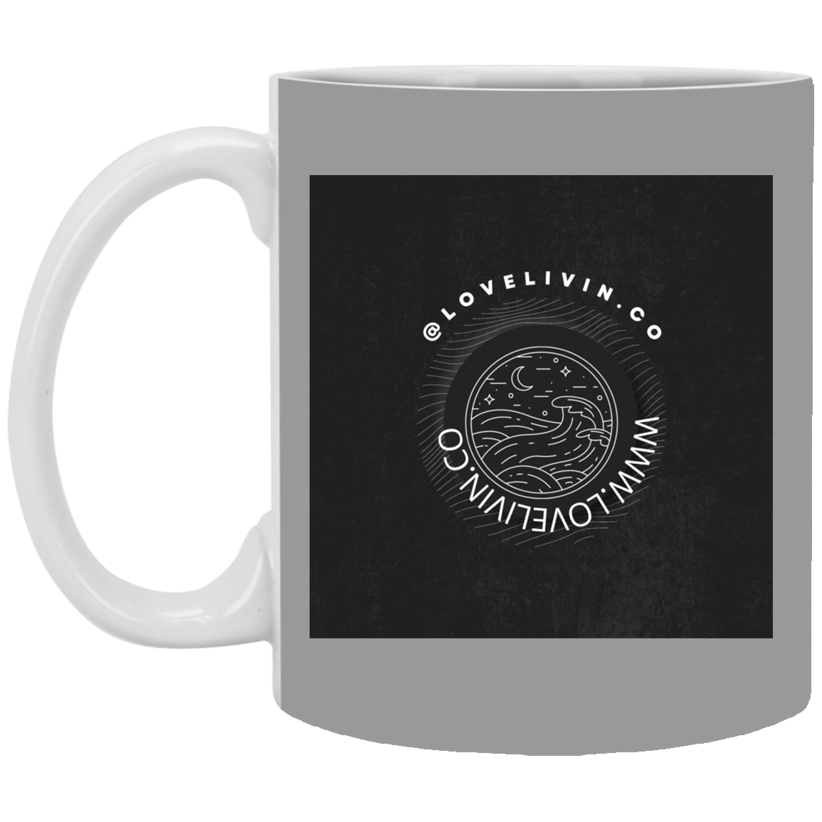 Independence day. LOVELIVIN- 11 oz. White Mug