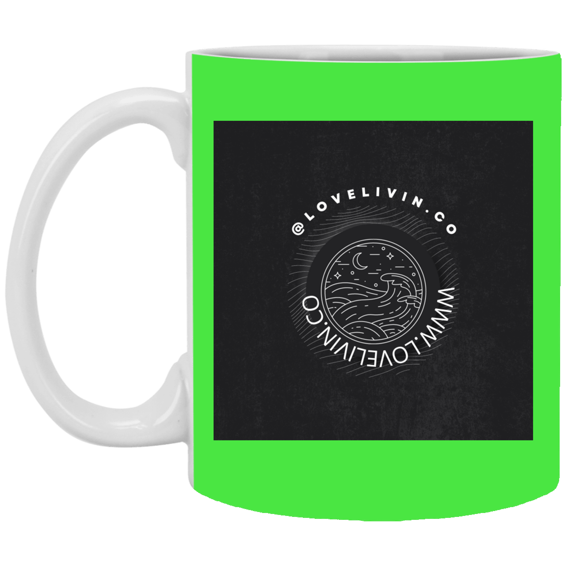 Independence day. LOVELIVIN- 11 oz. White Mug