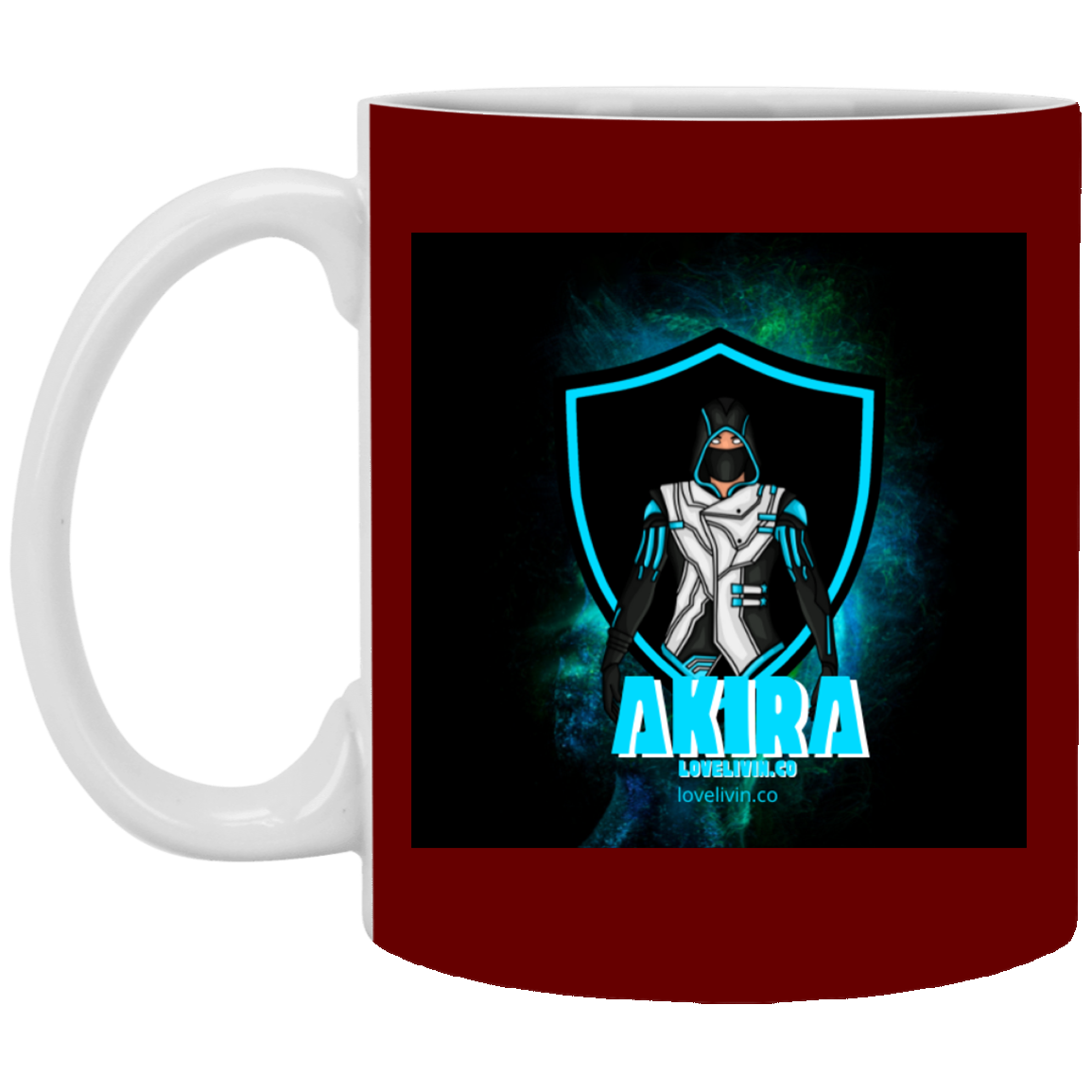AKIRA WORRIER CUP 11 oz. White Mug