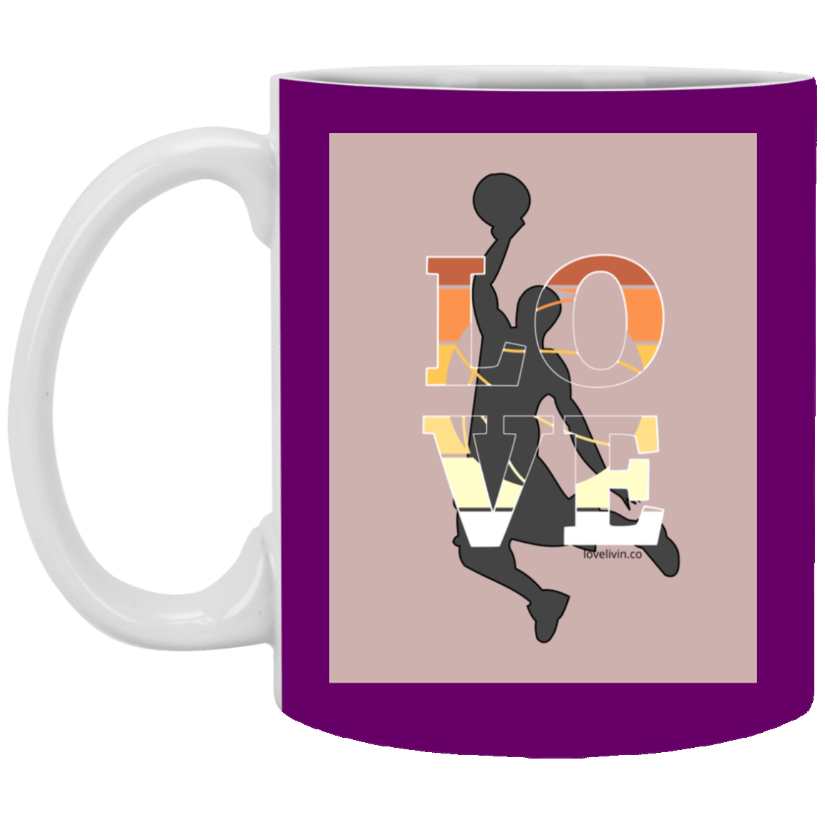 Basketball Lover-11 oz. White Mug