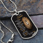 TO MY HUSBAND-Military Chain-DOG TAG