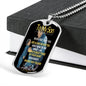 To My Son - Remember - Dog Tag