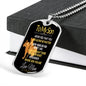 To My Son - Dog Tag