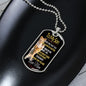 To My Son -M- Dog Tag