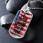 To My Son - Military Dog Tag