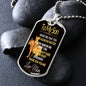 To My Son - Dog Tag