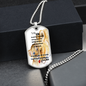 To My Son - Grow- Dog Tag