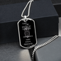 To My SON-Military Dog Tag