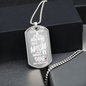 To My Daughter - Always - Dog Tag