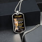 To My Daughter - Dog Tag