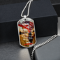 To My Beautiful Soulmate- Patriotic- Military Dog Tag