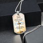 To My Grandson-Military Dog Tag