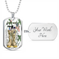 To My Man - The Few The Brave - Military's Dog Tag